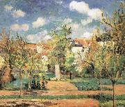 Camille Pissarro Pang plans under the sun Schwarz painting